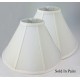 Empire White Silk Lamp Shade - Price is for a Pair