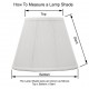 Empire White Silk Lamp Shade - Price is for a Pair