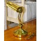 Brass Banker's Style Desk Lamp