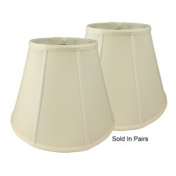 Soft Back Empire Lamp Shades - Price is for a Pair - Bone Color