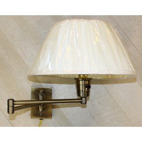 Swing Arm Wall Light - Brushed Bronze