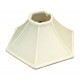 Soft Back Bone Color Lamp Shade - 3 1/2" x 10 3/4" x 6 1/4"