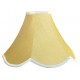 Silk Soft Back Beige Scallop Shades 5" x 15" x 11"- Price is per Pair