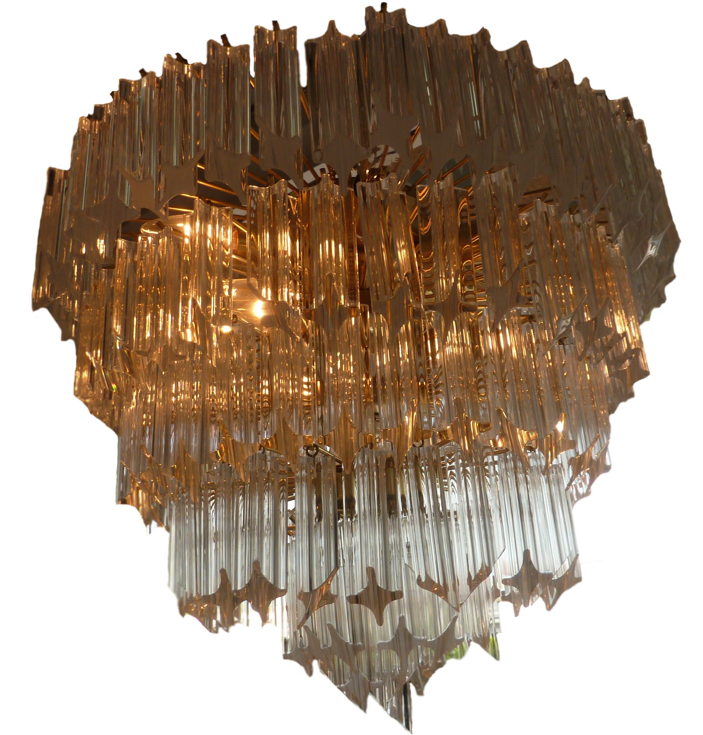 Lucite chandelier starcrossed cut - The Light Switch Miami